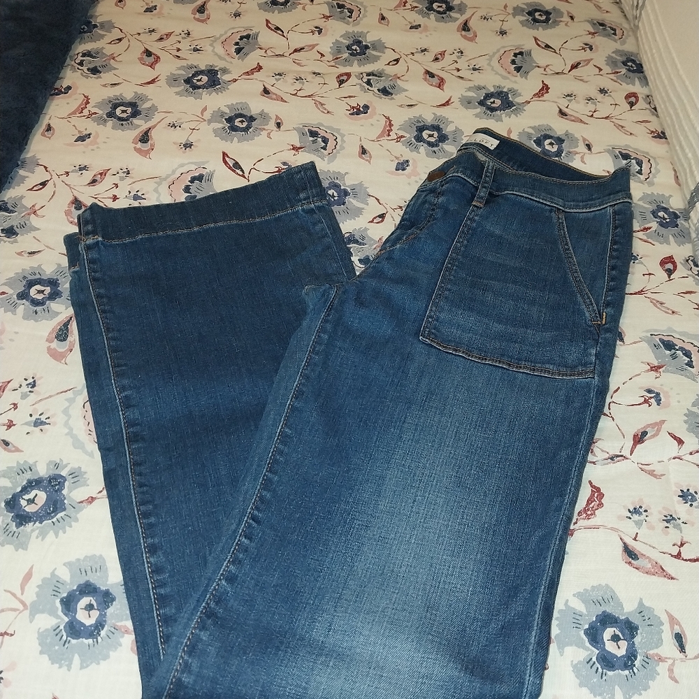 Loft wide leg trouser jeans